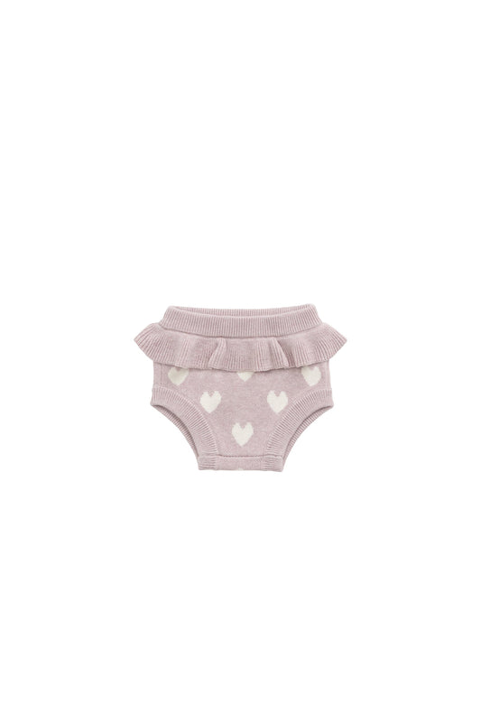 Molly Bloomer - Heart Jacquard Ballerina Marle