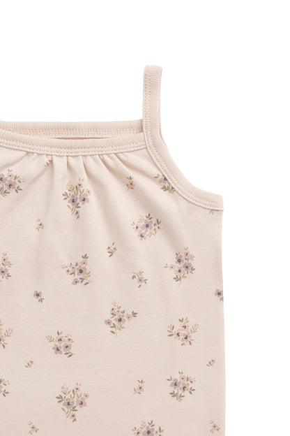 Organic Cotton Casey Top - Goldie Bouquet Pink Tint