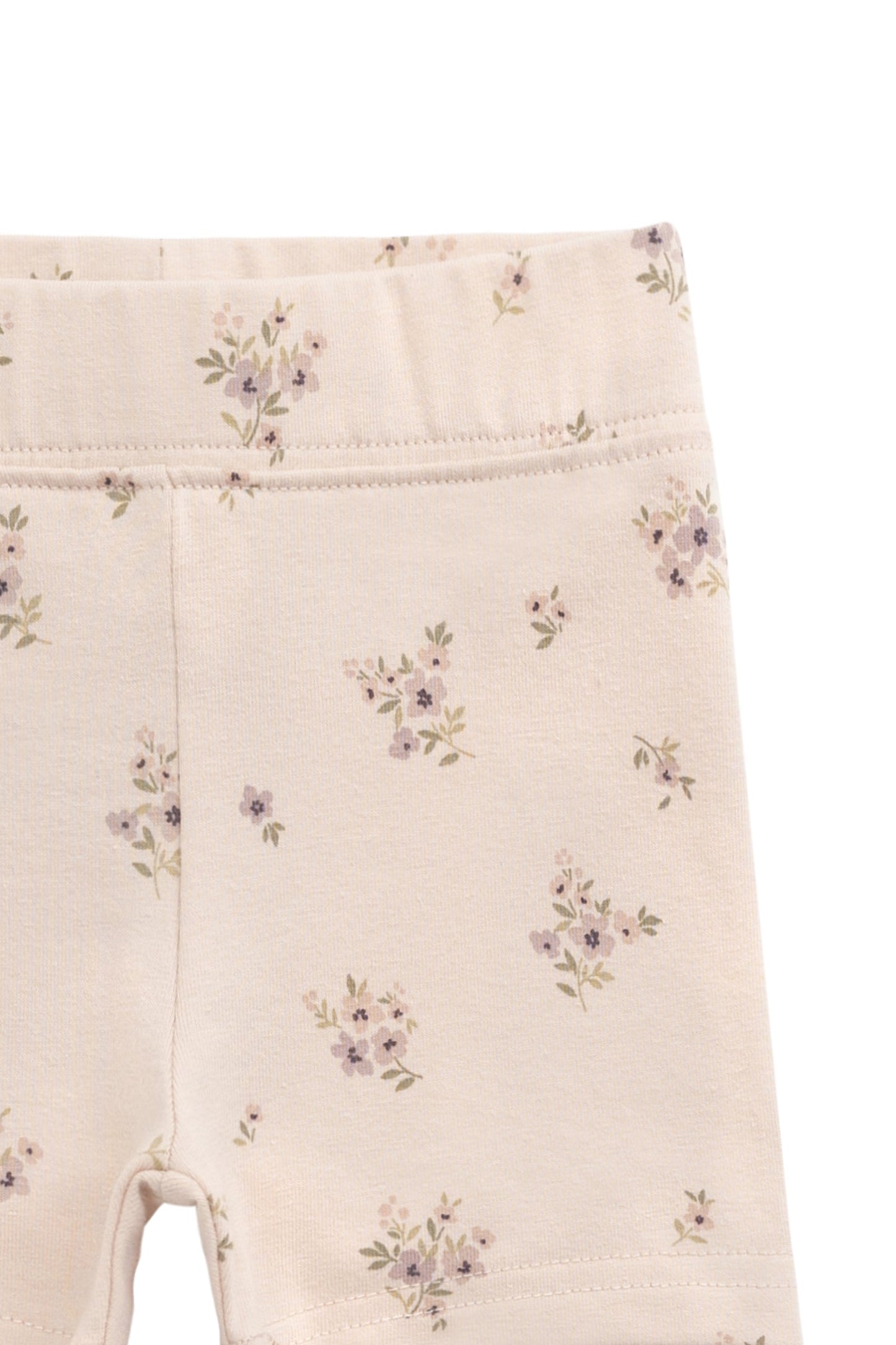 Organic Cotton Everyday Bike Short - Goldie Bouquet Pink Tint