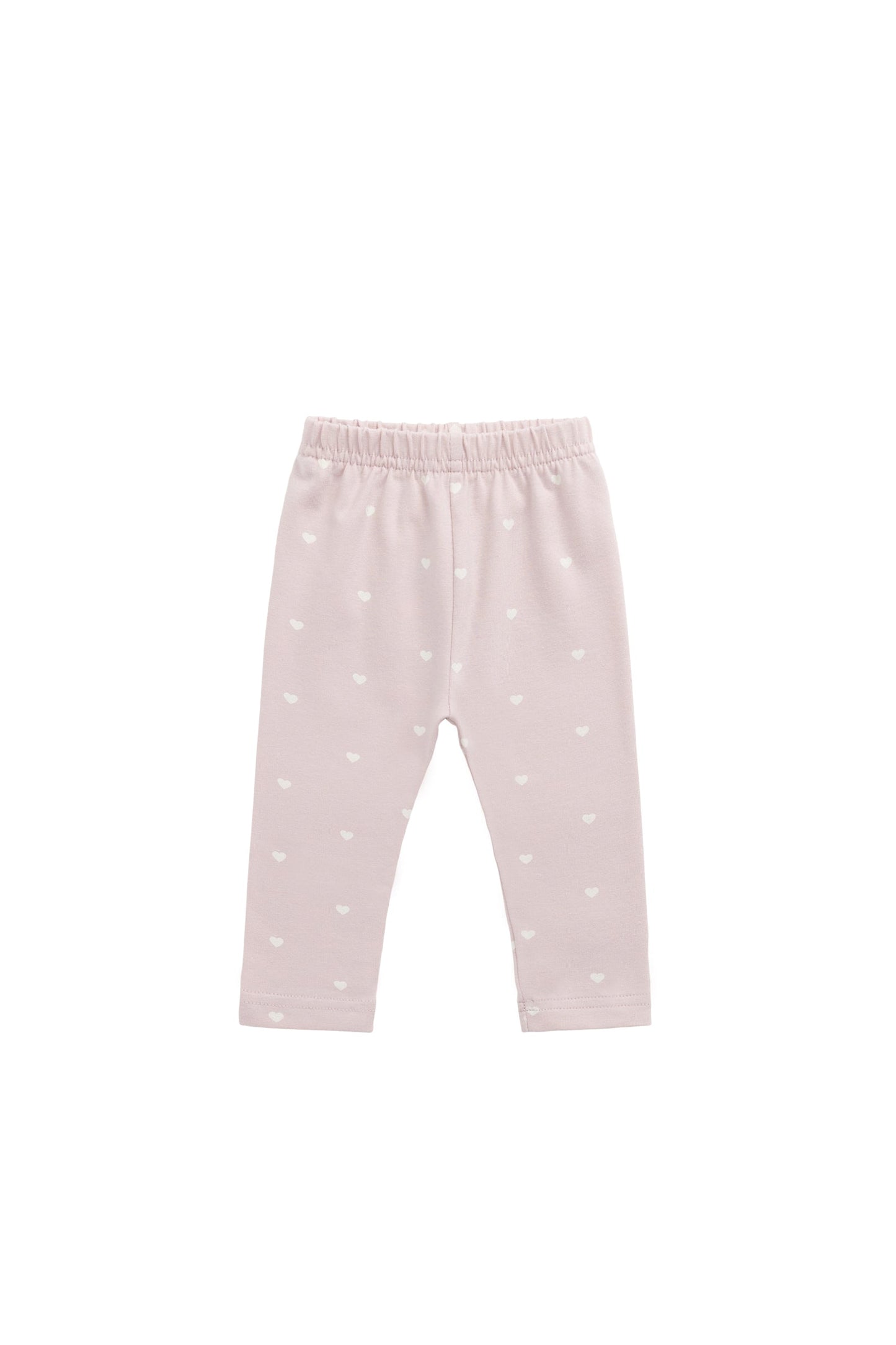 Organic Cotton Everyday Legging - Petite Heart Old Rose