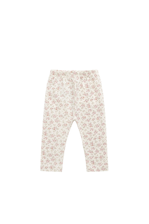 Organic Cotton Everyday Legging - Rosalie Field Blush