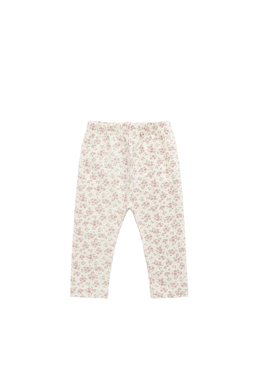 Organic Cotton Everyday Legging - Rosalie Field Blush