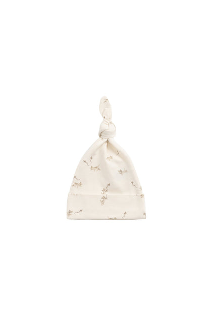 Organic Cotton Knot Beanie - Kitten and His Kites