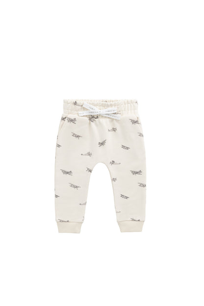 Organic Cotton Morgan Track Pant - Avion Oat