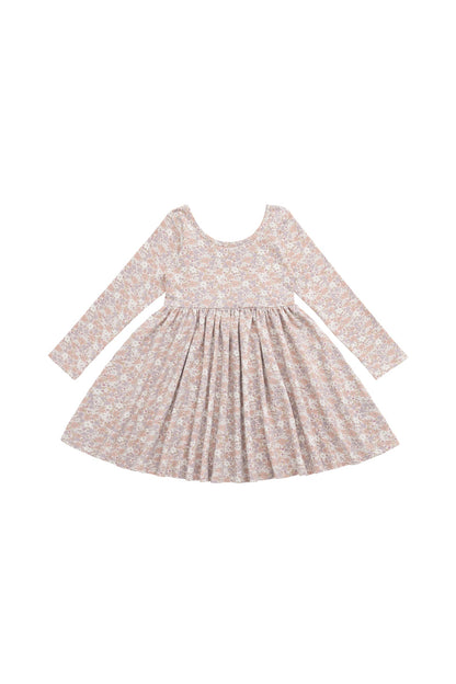 Organic Cotton Tallulah Dress - Chloe Mauve