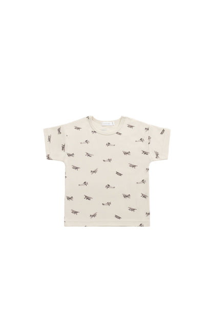 Pima Cotton Hunter Tee - Avion Oat