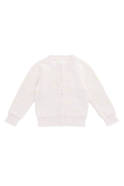 Anna Cardigan - Petite Heart Calcite