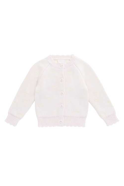 Anna Cardigan - Petite Heart Calcite