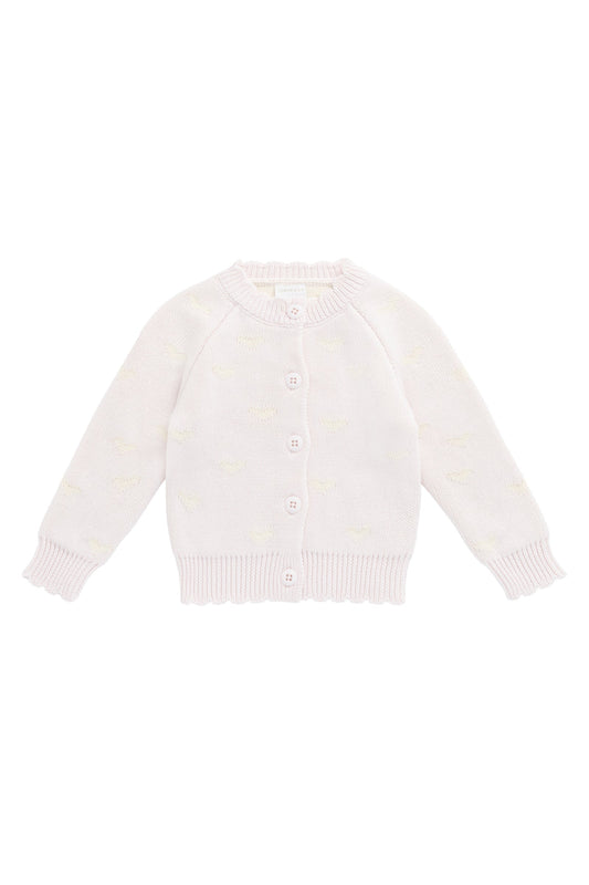Anna Cardigan - Petite Heart Calcite
