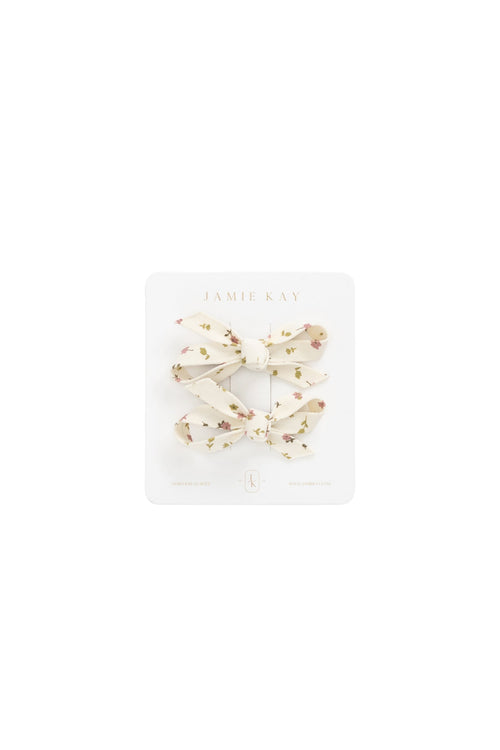 Charlotte Hair Clip Set - Vanilla Pink