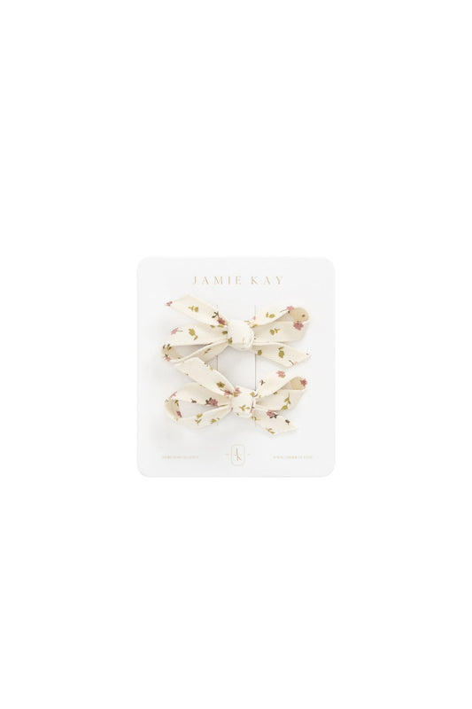 Charlotte Hair Clip Set - Vanilla Pink