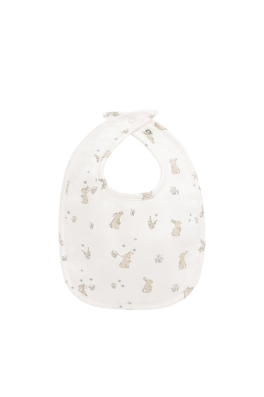 Organic Cotton Bib - Lapin Jardin