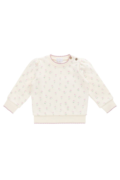 Organic Cotton Monroe Sweatshirt - Lila Pink