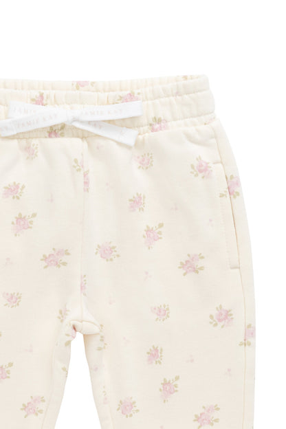 Organic Cotton Monroe Track Pant - Simone Egret