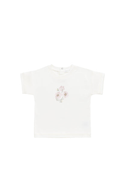 Pima Cotton Mimi Top - Parchment Penelope Rose Quartz