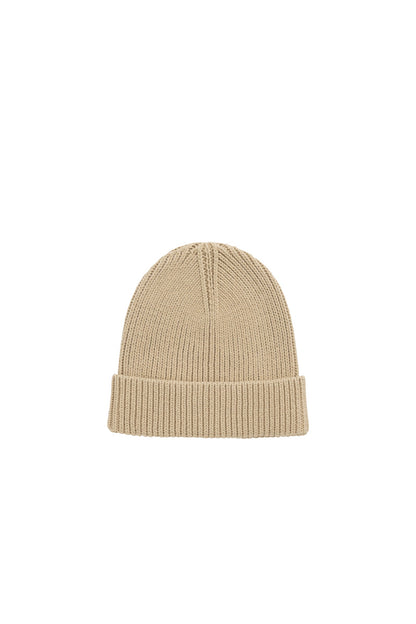 Leon Knitted Beanie - Hay
