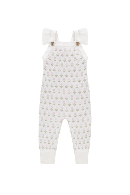 Savannah Onepiece - Olivia Jacquard Slightly Pink