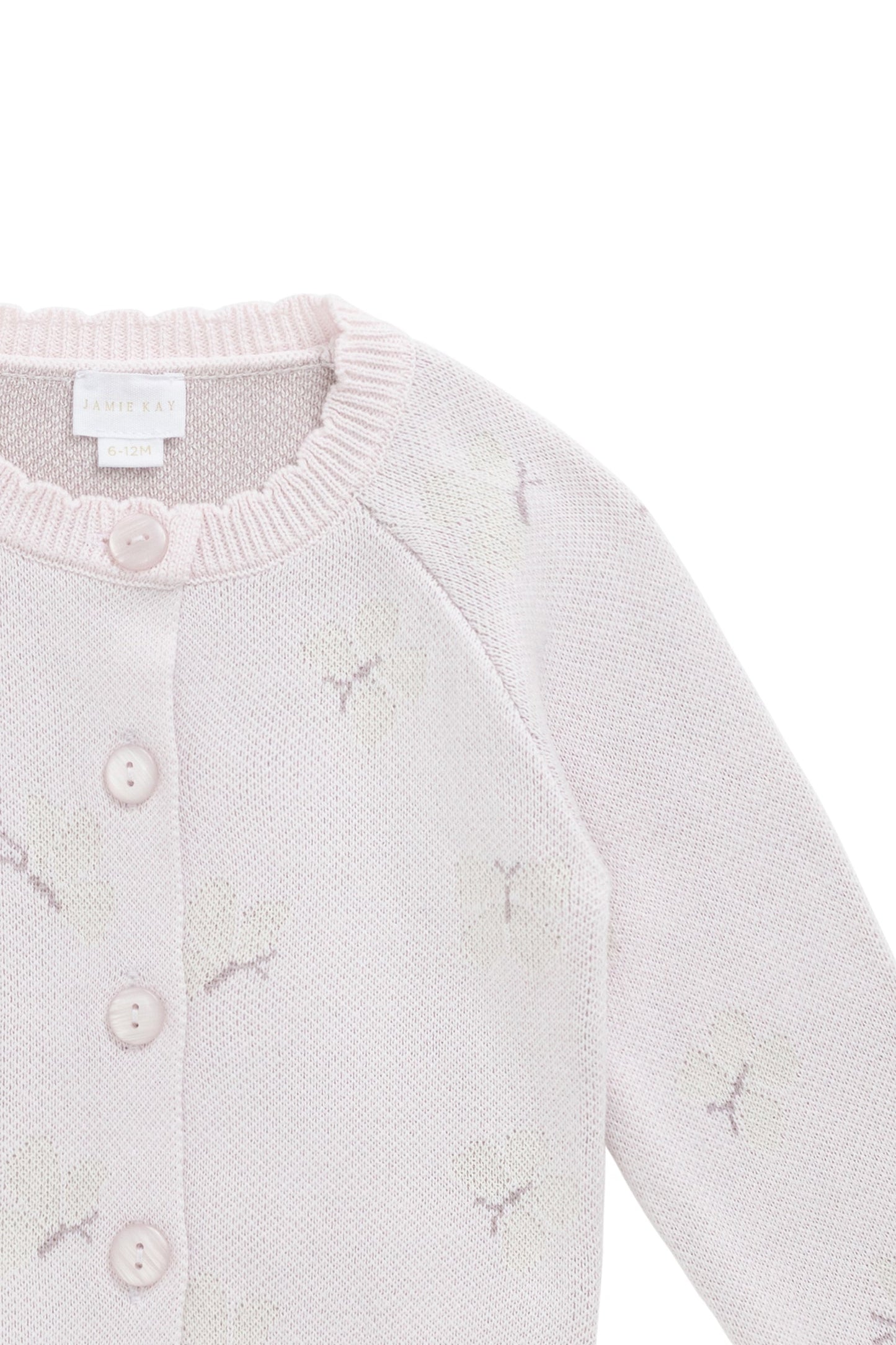 Jamie Cardigan - Jamie's Atrium Jacquard Calcite
