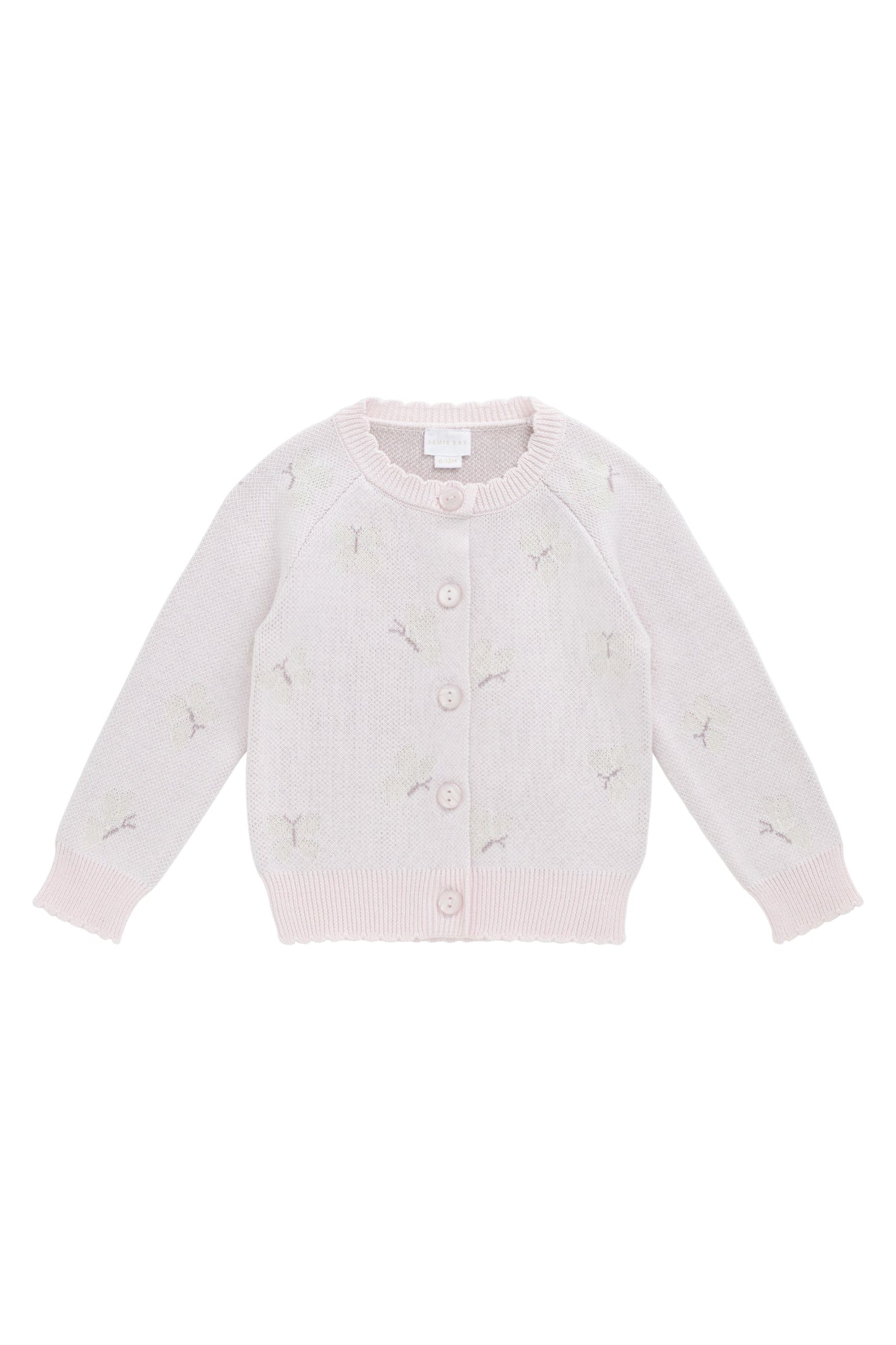 Jamie Cardigan - Jamie's Atrium Jacquard Calcite