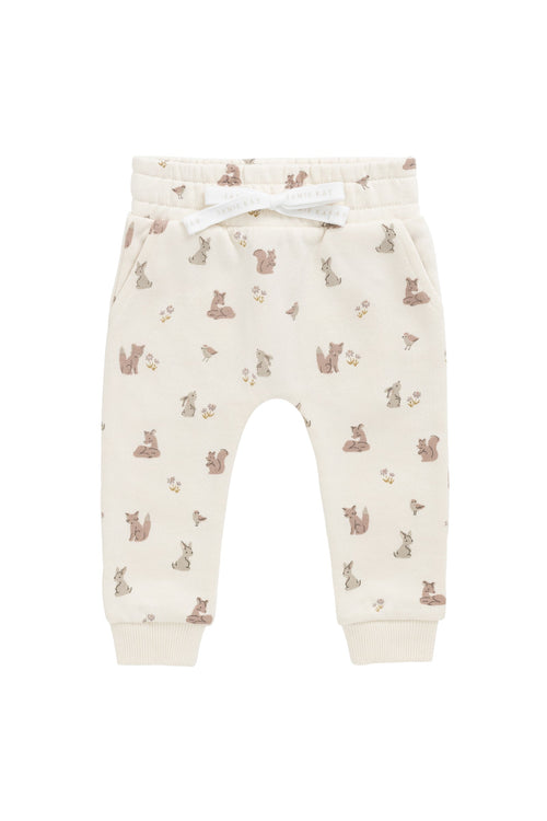 Organic Cotton Flynn Track Pant - Forest Friends