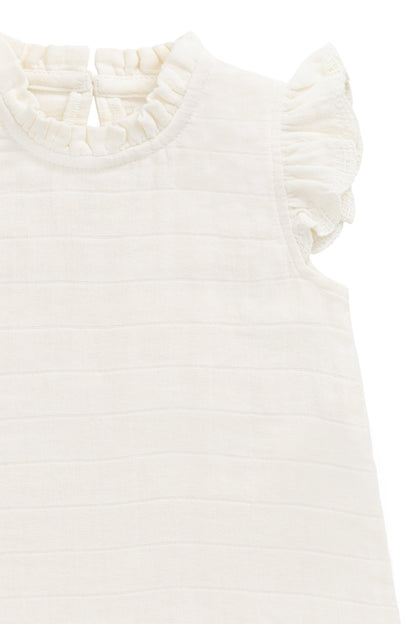 Organic Cotton Muslin EdithTop - Parchment