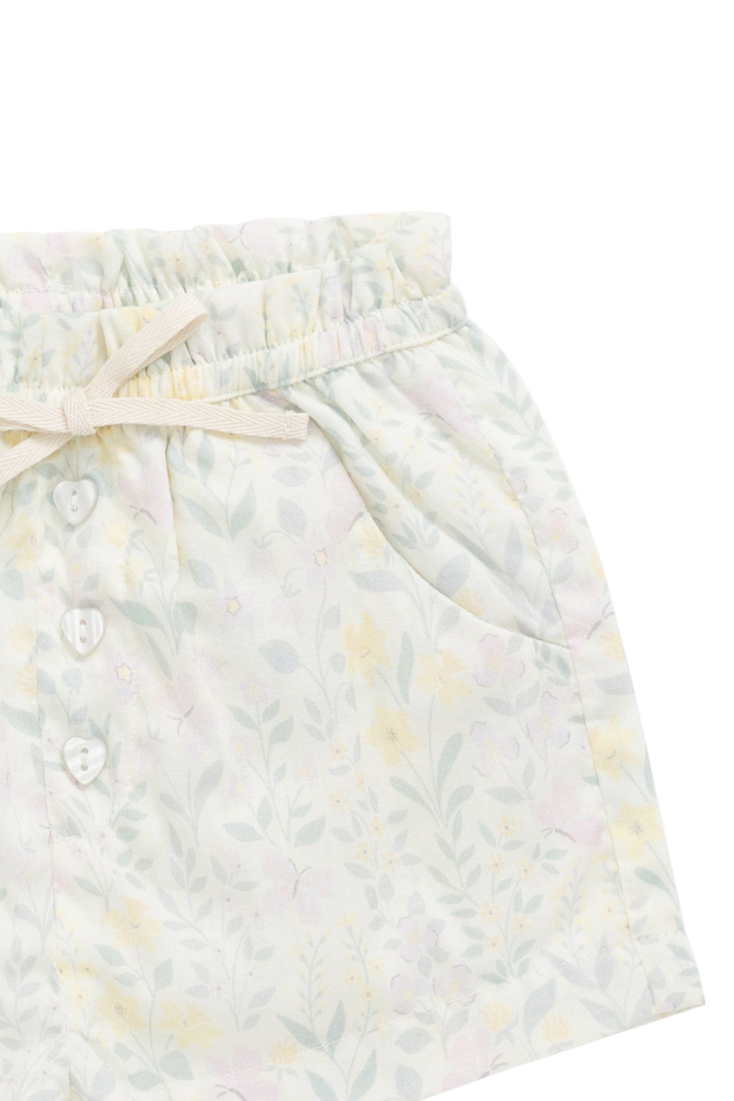 Organic Cotton Neve Short - Daphne Egret