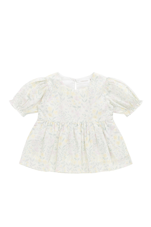 Organic Cotton Samara Top - Daphne Egret