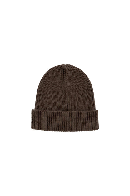 Leon Knitted Beanie - Espresso