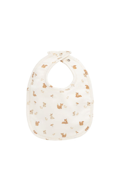 Organic Cotton Bib - Forest Friends