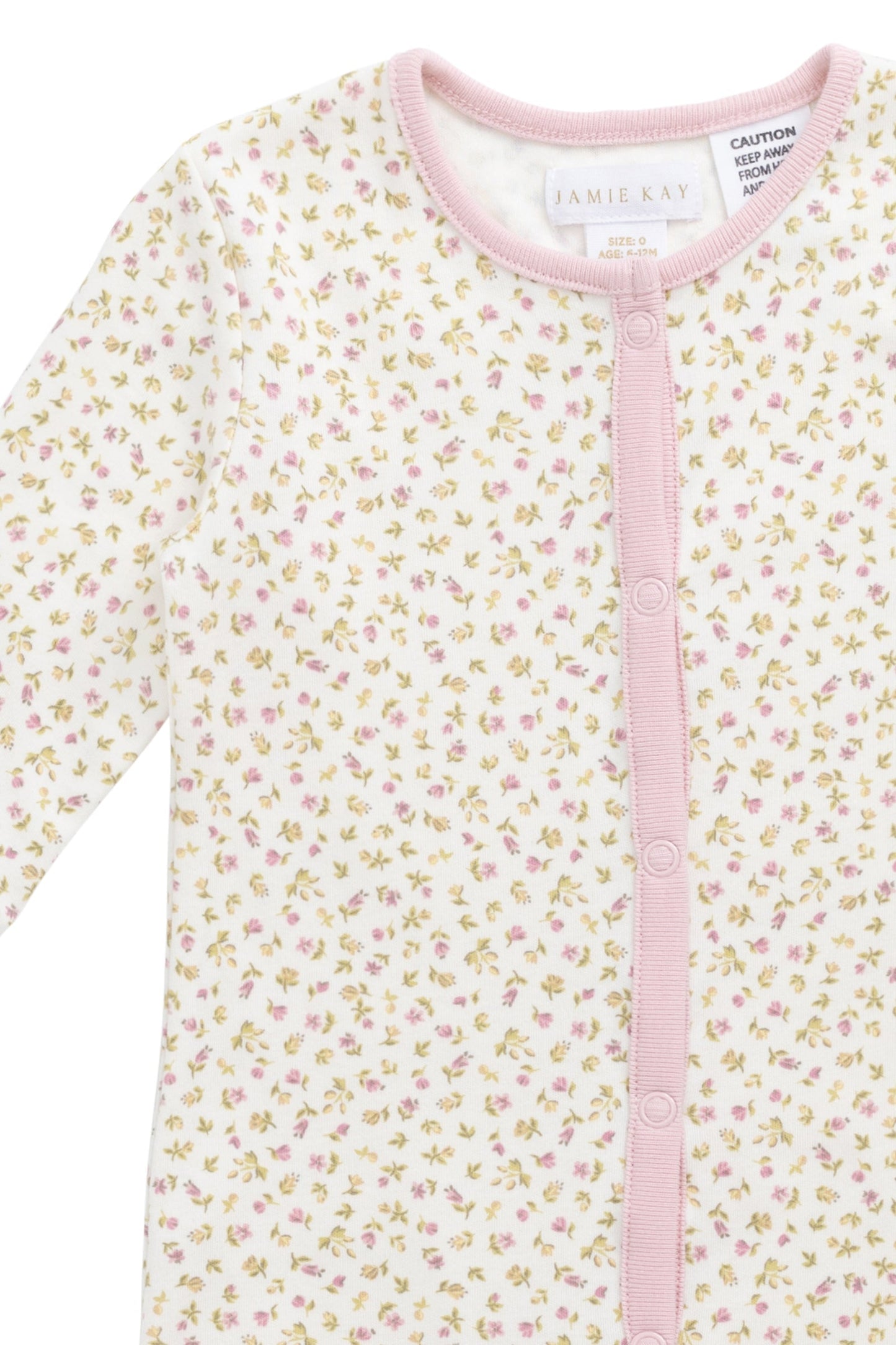 Organic Cotton Maple Onepiece - Pippa Pink