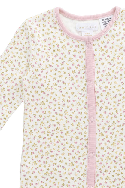 Organic Cotton Maple Onepiece - Pippa Pink