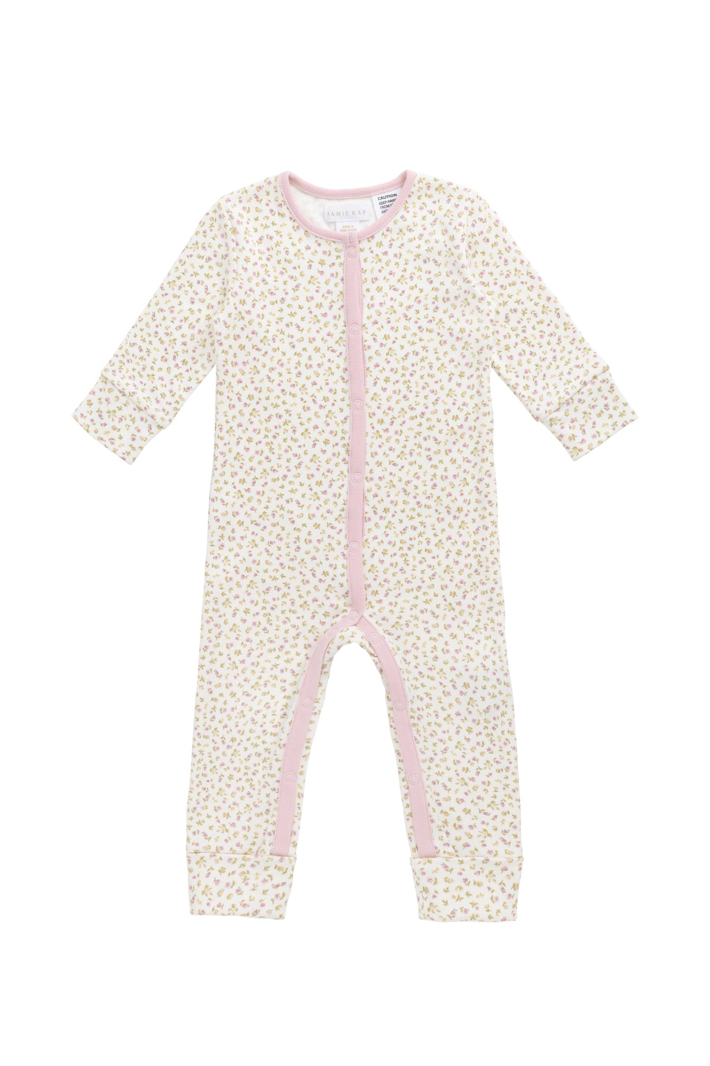 Organic Cotton Maple Onepiece - Pippa Pink