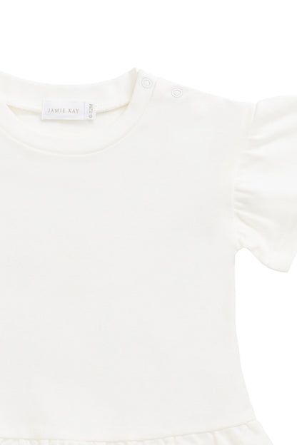 Pima Cotton Imogen Top - Coconut