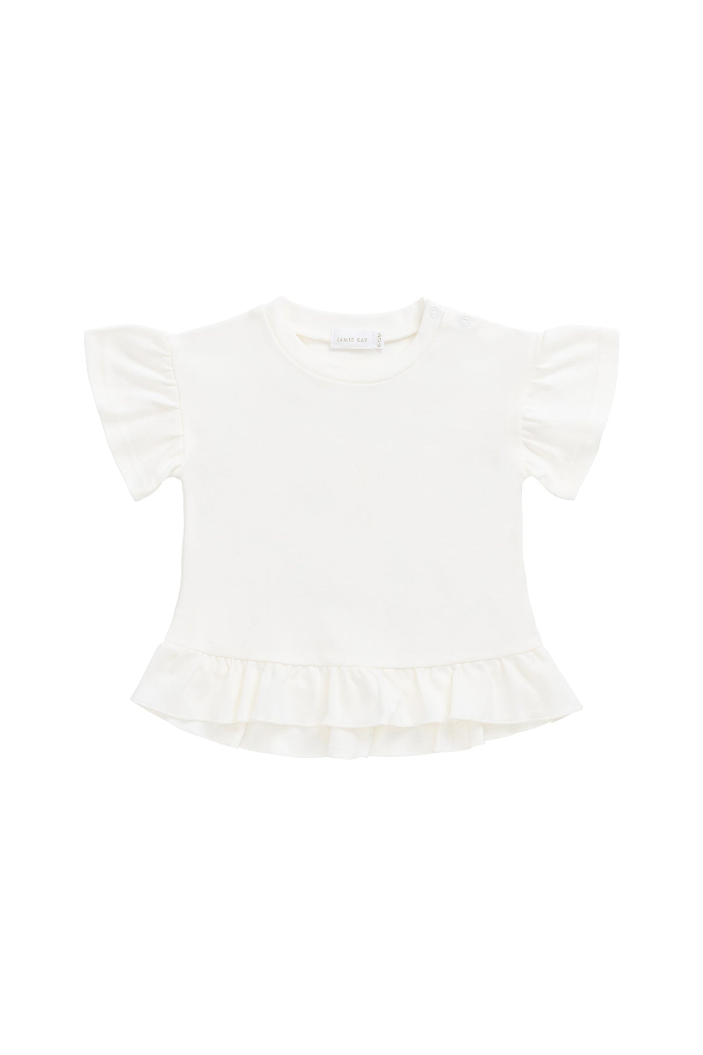 Pima Cotton Imogen Top - Coconut