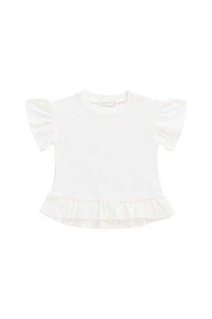Pima Cotton Imogen Top - Coconut