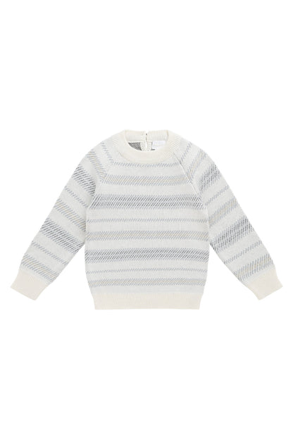 Cedric Knitted Jumper - Cedric Stripe Coast