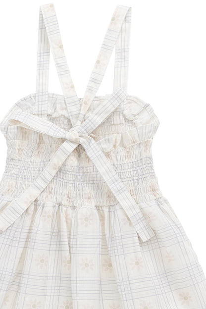 Organic Cotton Arabella Jumpsuit - Marguerite Egret