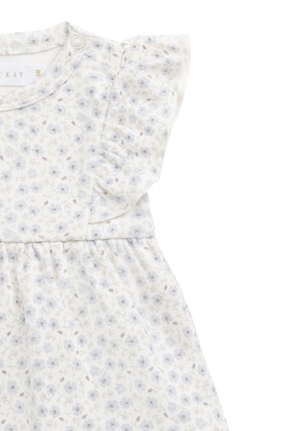 Organic Cotton Elianna Playsuit - Penelope Evening Haze