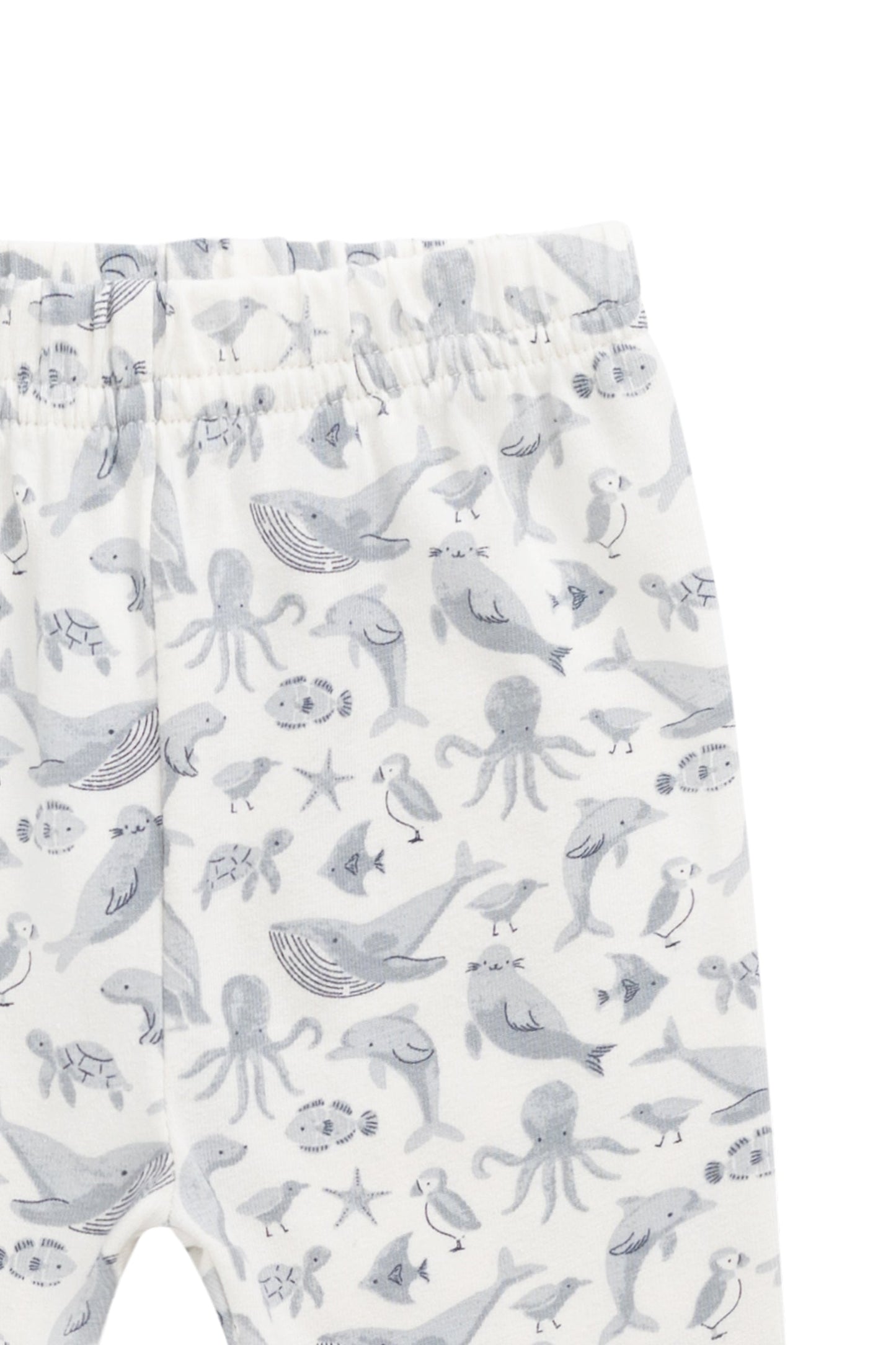Organic Cotton Everyday Legging - Sea Life