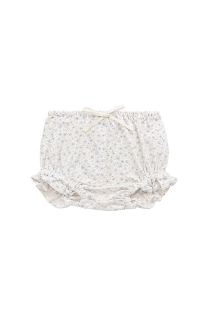 Organic Cotton Frill Bloomer - Penelope Evening Haze