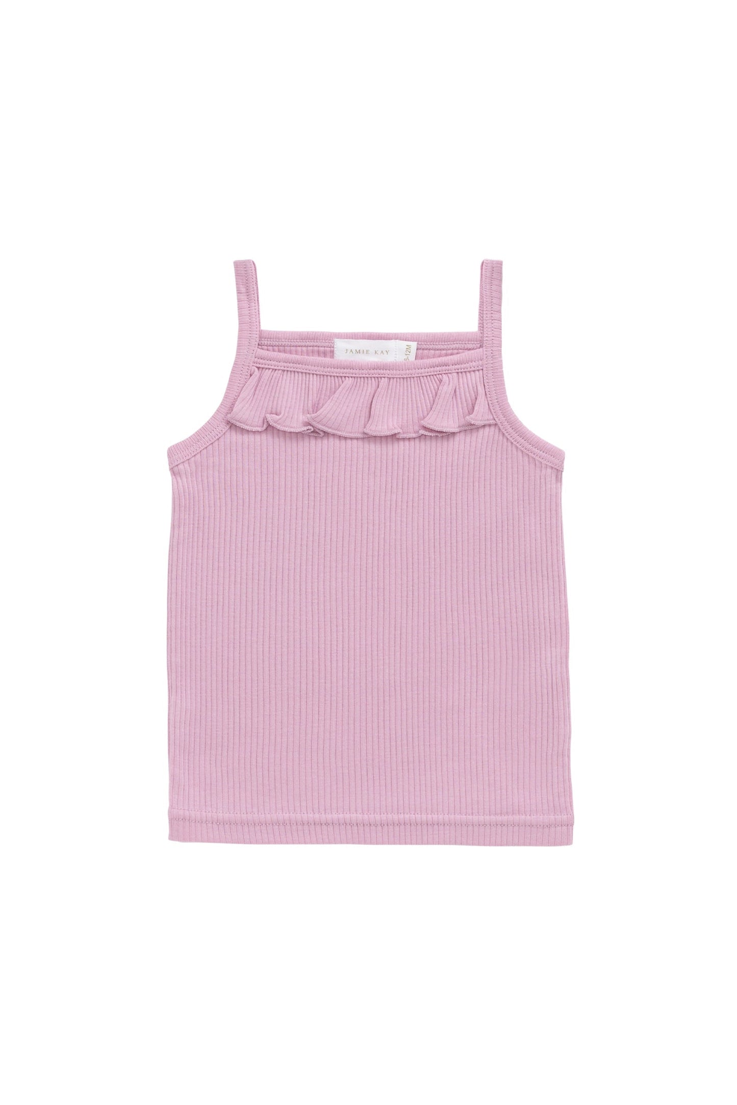 Organic Cotton Modal Vienna Singlet - Dahlia