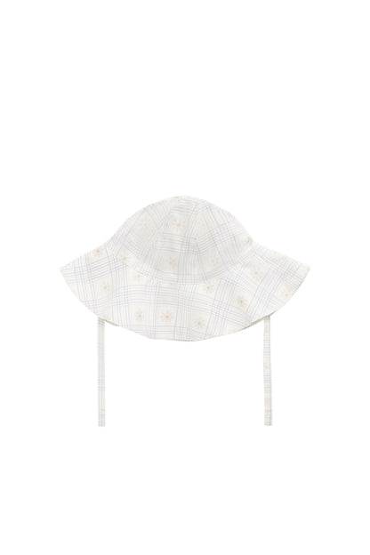 Organic Cotton Noelle Hat - Marguerite Egret