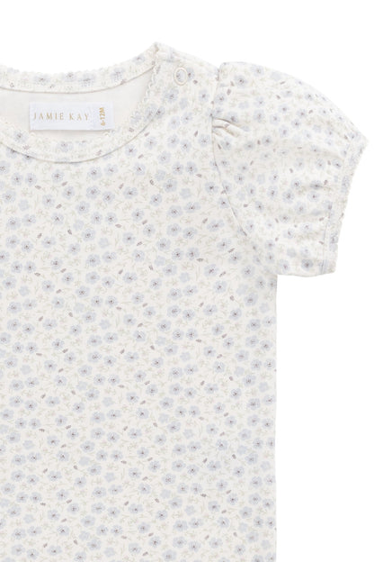Organic Cotton Prarie Top - Penelope Evening Haze