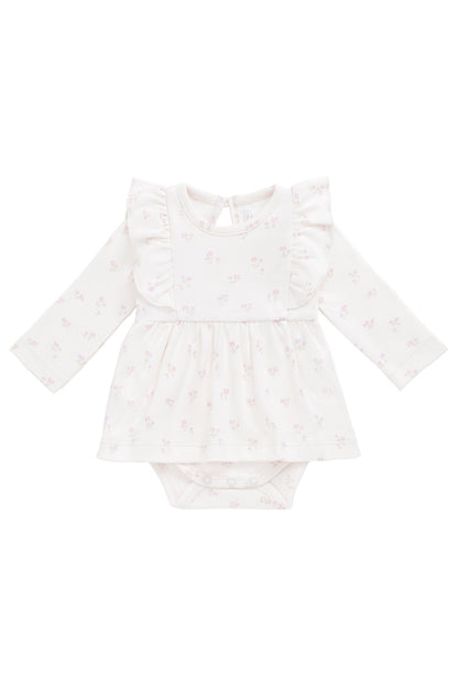 Organic Cotton Vivienne Playsuit - Pauline Pink