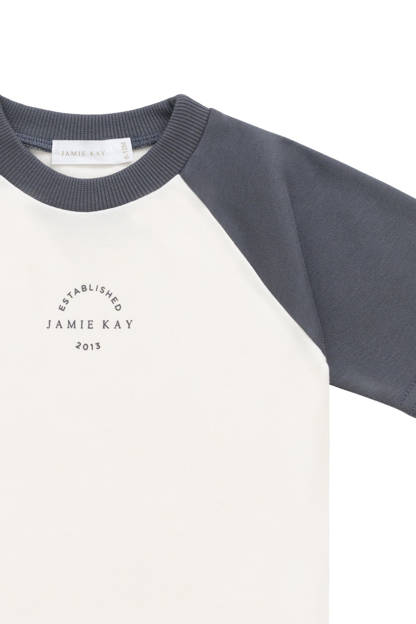 Pima Cotton Dax Tee - Tofu/Atlantic JK Established