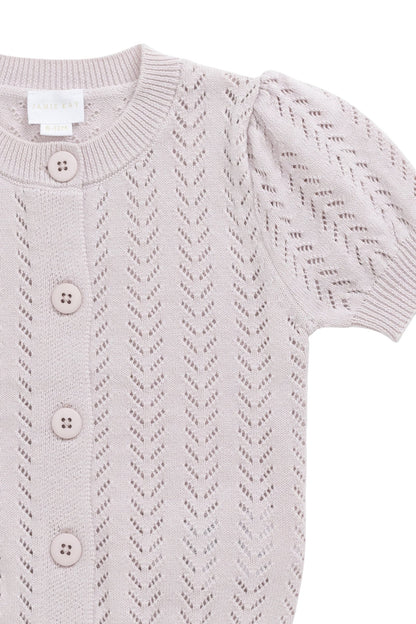 Aria Knitted Top - Pale Lilac