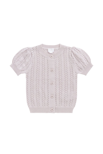 Aria Knitted Top - Pale Lilac