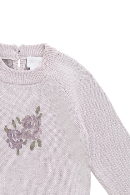 Lillian Jumper - Jacquard Gray Lilac