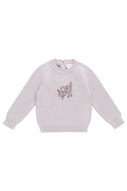 Lillian Jumper - Jacquard Gray Lilac