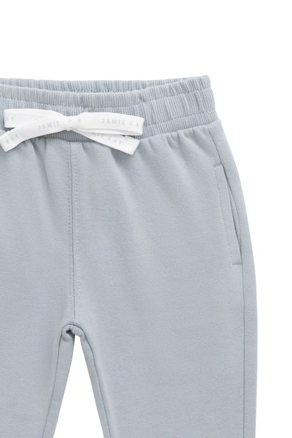 Organic Cotton Dominic Track Pant - Coast